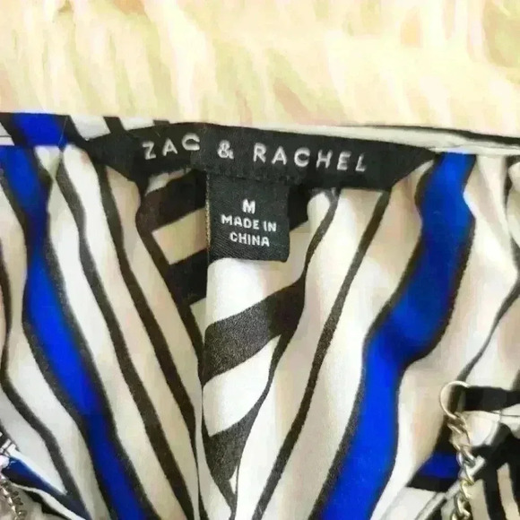 Zac & Rachel Striped Blouse - Women's Medium - Picture 5 of 8